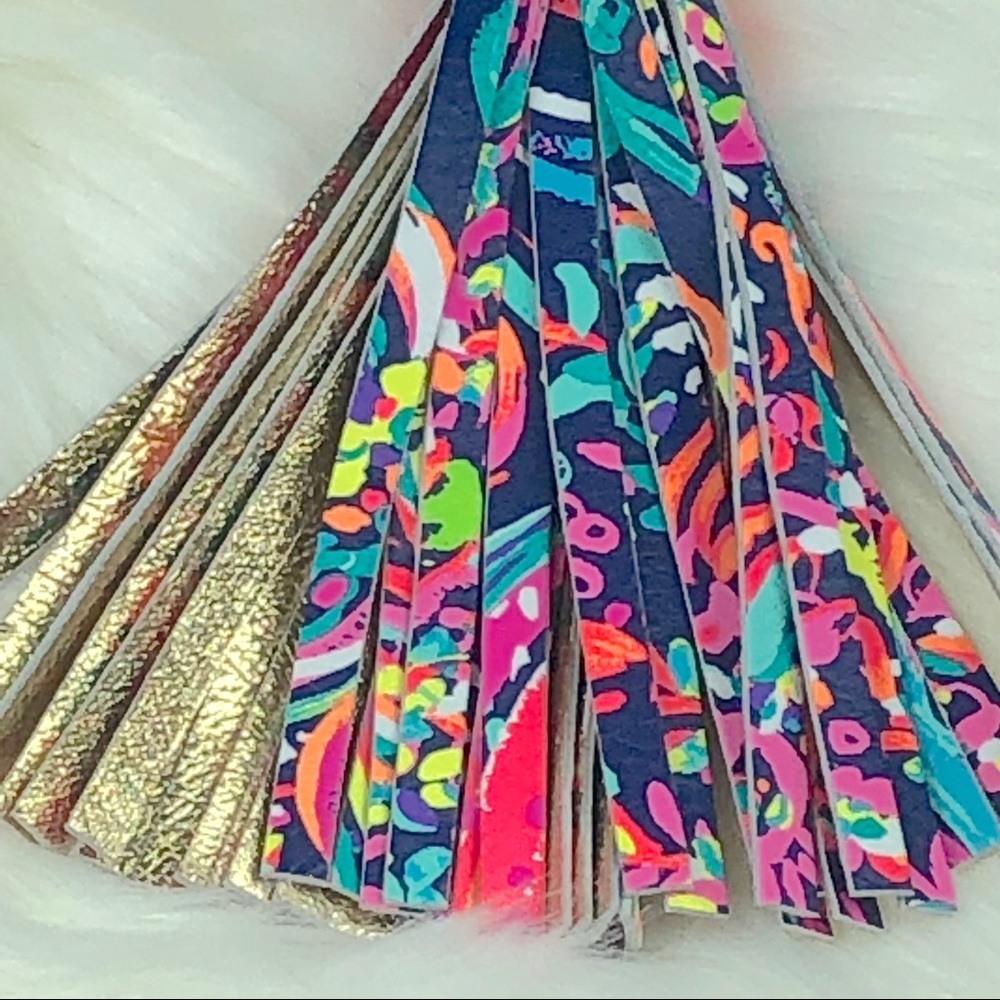 Lilly Pulitzer Tassel Keychain - Picture 6 of 6